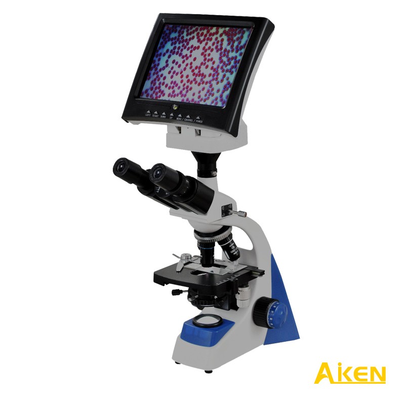 Pantalla LCD Microscopio biológico